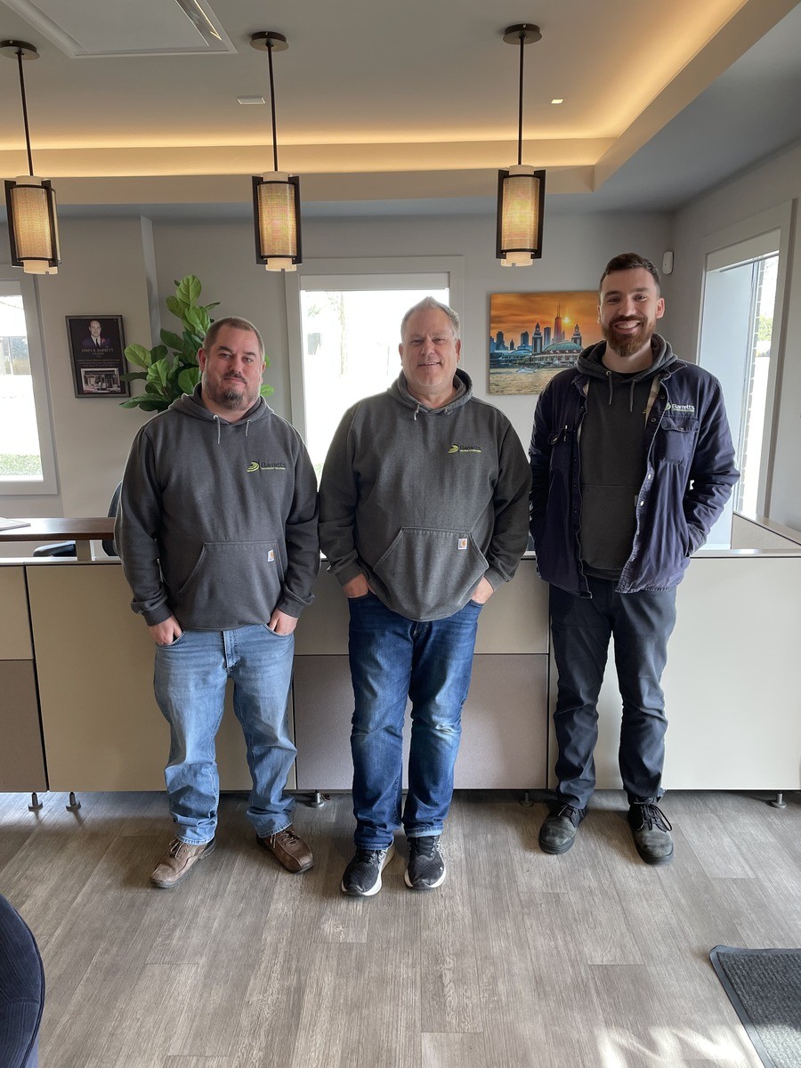 The Barrett’s Technology Solutions service team. From left to right: Brian Madsen, Ken, and Ian.